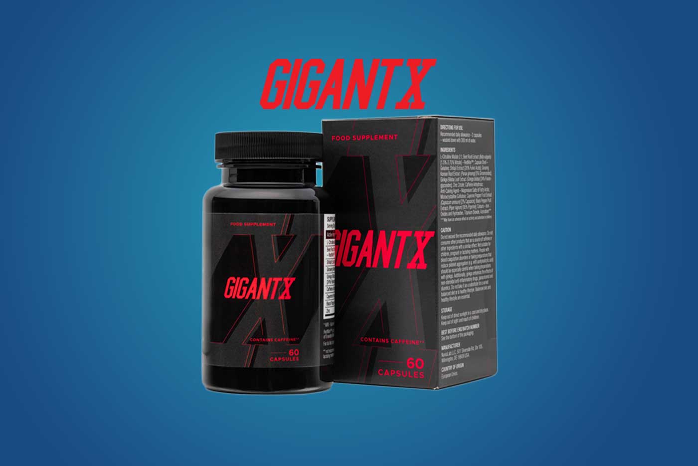 GigantX Review: effective penis enlargement pill.